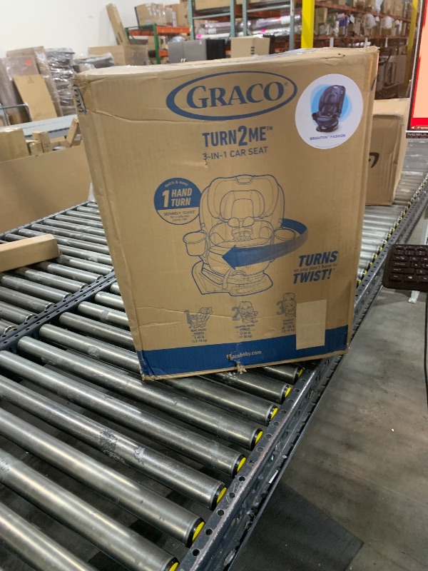 Photo 3 of Graco Turn2Me 3-in-1 Rotating Convertible Car Seat, Rear to Forward Facing & Highback Booster, Easy Installation, Brighton