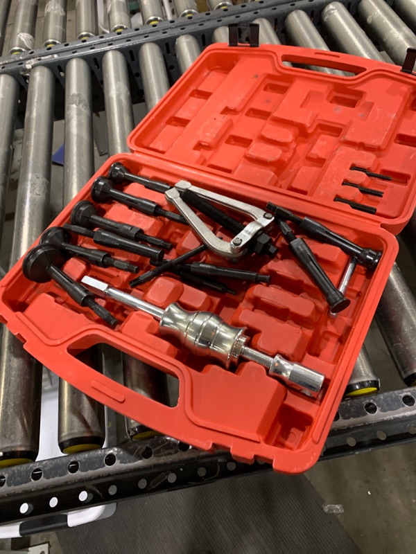 Photo 1 of BTSHUB Blind Bearing Puller Tool Kit Blind Hole Inner Internal Bearing Extractor Kit 8-58mm Collets Size