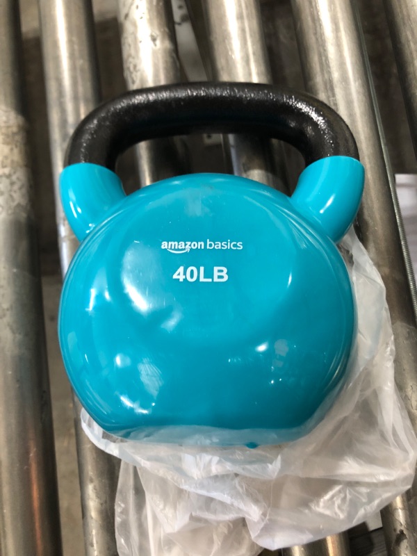 Photo 1 of Amazon Basics Vinyl Kettlebell

