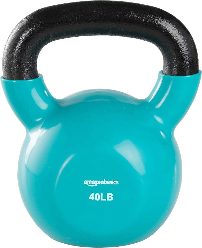 Photo 1 of Amazon Basics Vinyl Kettlebell
