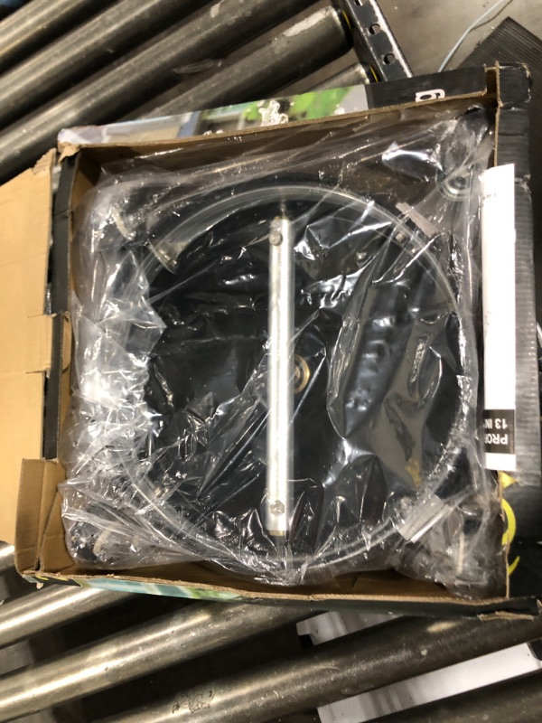 Photo 1 of 2 in 1 Pressure Washer Surface Cleaner with 4 Wheels, Surface & Undercarriage Pressure Washer Attachment, 13” Power Washer with 3 Extension Wands & 2 Nozzles, 4000 PSI, Black