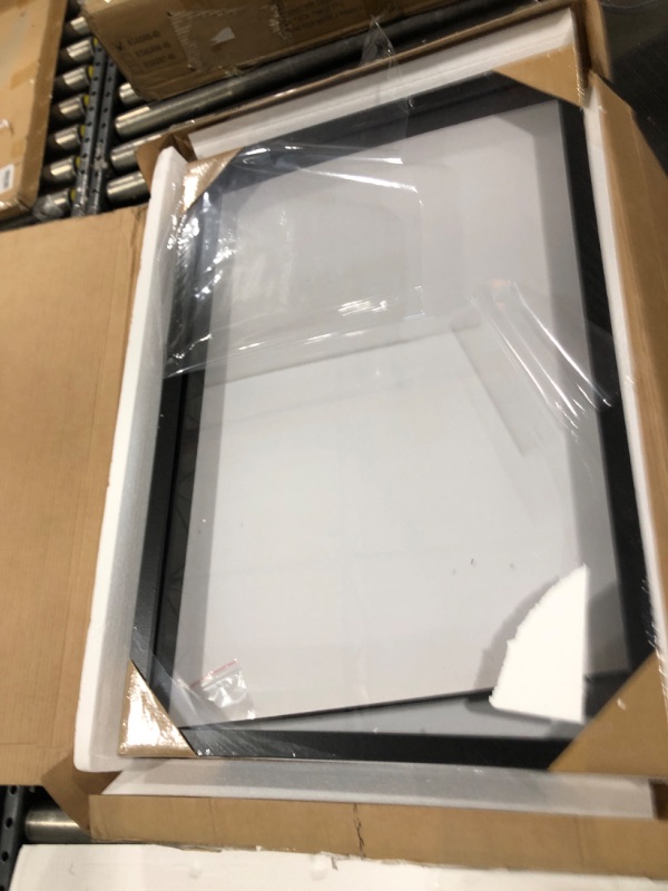 Photo 1 of Frame Amo 14x17 Black Shadow Box Frame, Display Case with Tempered Glass Front, 2.5 inch Thick, For Display Items or Posters, For Wall or Table