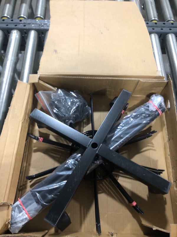 Photo 1 of COHVV Rotating Display Stand, 7 Tier Ornament Display Stand Jewelry Display for Vendors, Earring Display Rack for Mall, Exhibition and Retail Store