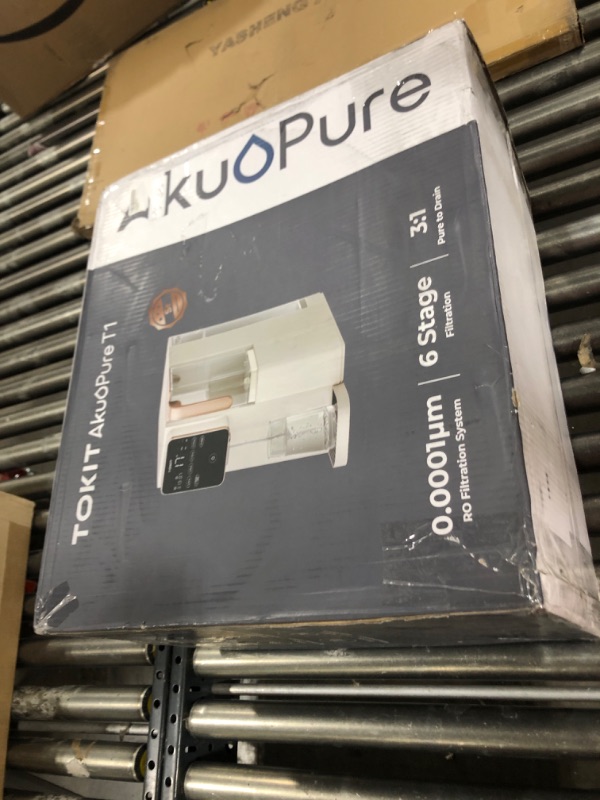 Photo 1 of TOKIT AkuaPure T1 Reverse Osmosis Water Filter Countertop, NSF/ANSI 58, RO Whole House Water Filter System with Alkaline Remineralization Filter, Dual 1.4L Pure Water Pitchers, No Installation