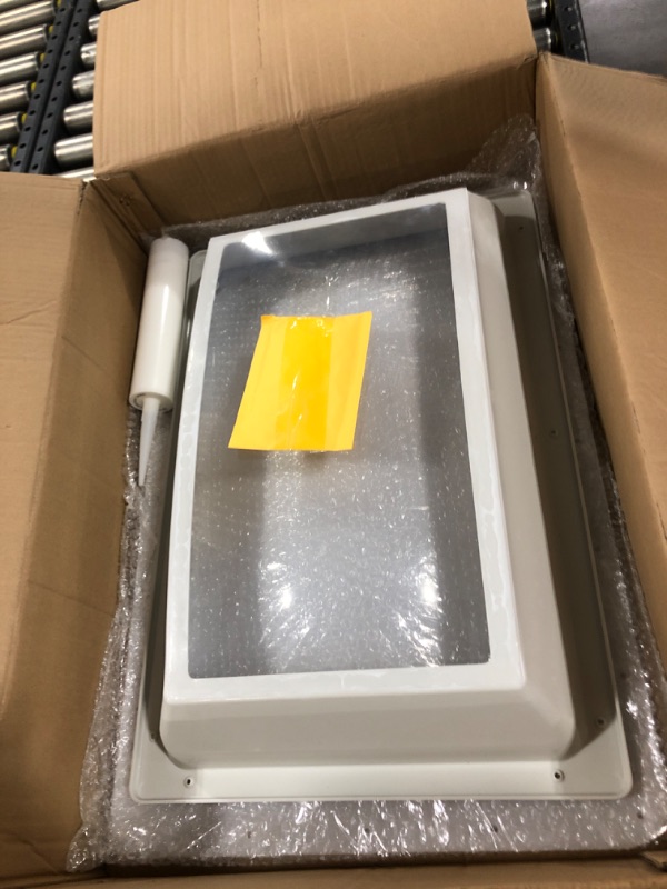 Photo 1 of XMK RV Skylight Replacement Bundle,RV Skylight Outer Dome 18"x26" OD Skylight Fit 14"x22" Skylight Opening Replacement Trailer Camper,RV Skylight Inner Dome with Window 14"x22"+Lap Sealant(White)