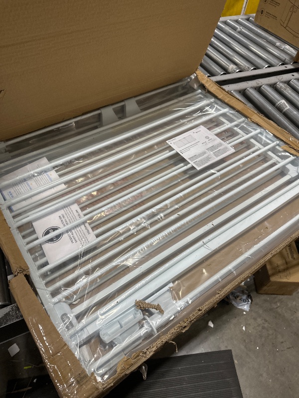 Photo 1 of Regalo 76 Inch Super Wide Configurable Baby Gate, 3-Panel, Includes Wall Mounts and Hardware White