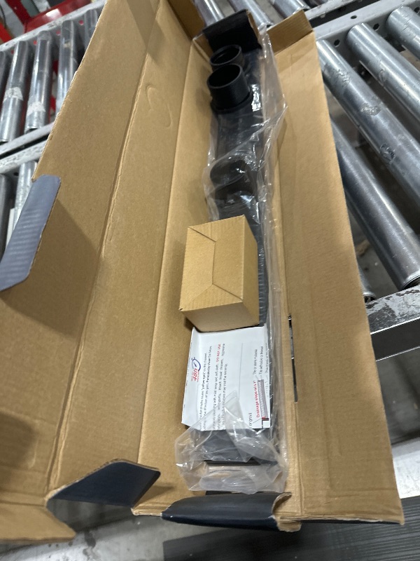 Photo 1 of Dilvii 26 Inch Linear Shower Drain Tile Insert Matte Black, Stainless Steel Rectangle Floor Drain with Reversible Cover, Hair Catcher, Adjustable Feet