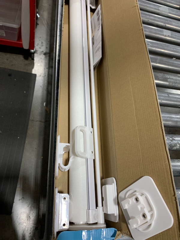 Photo 1 of Retractable Baby Gates No Drilling, PRObebi Retractable Dog Gate for The House Extends to 55" Wide 34" Tall, Gates for Baby Indoor, Stair Gate for Outdoor, Staris, Hallways, Doorways, Deck, Porch A-white 34" Tall x 55" Wide-No Drilling