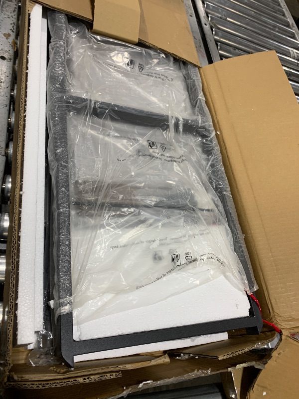 Photo 1 of FOLUBAN Modern Bookshelf, 4 Tier Open Display Storage Book Shelf Organizer, Industrial Metal and Wood Bookshelves and Bookcases for Living Room Bedroom Office, Rustic Walnut