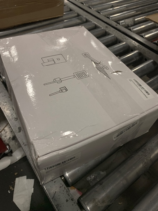 Photo 1 of LCEVCGK Shower Faucet Set Complete Chrome Shower System with 8 inch Square Rainfall Shower Head 3-Function Handheld Shower Waterfall Bathtub Spout Rain Shower Combo Set System Bathroom Wall Mounted