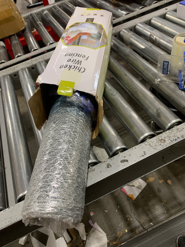 Photo 1 of Chicken Wire Fencing, 24 Rifny 16.5 Inch x 80 Feet Chicken Wire Mesh Roll for Garden Plants, 0.6 Inch Mesh Hexagonal Galvanized Metal Poultry Wire Netting for Chicken Coop Rabbit Dogs Barrier