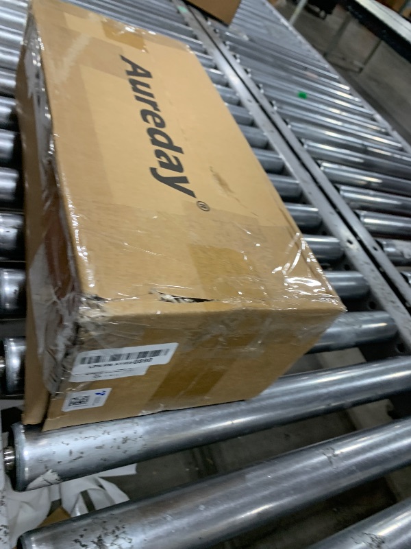 Photo 1 of Aureday 8x5FT T-Shape Backdrop Stand, Adjustable Backdrop Stand Kit with Horizontal Pole, 4 Spring Clamps, Sandbag, and Black Carrying Bag for Parties/Wedding/Photography/Decoration