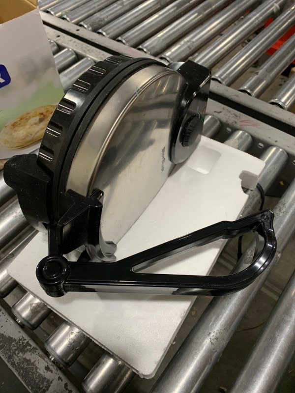 Photo 1 of 10inch Roti Maker by StarBlue with FREE Roti Warmer - The automatic Stainless Steel Non-Stick Electric machine to make Indian style Chapati