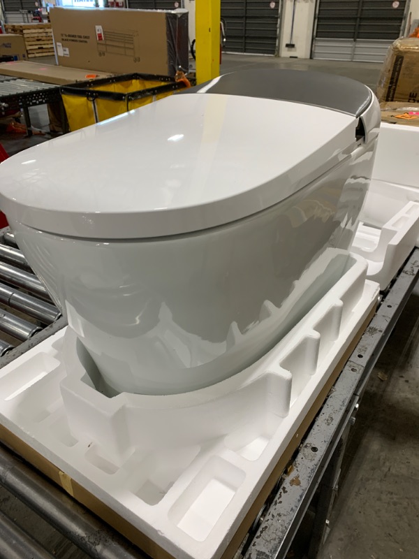 Photo 2 of Upgraded Smart Toilet with Powerful Flush for Low Water Pressure Areas, Auto Open/Close Lid, Bidet Toilet with Instant Warm Water, Elongated Heated Seat, Auto-flush, Dryer, Deodorizer, Digital Display