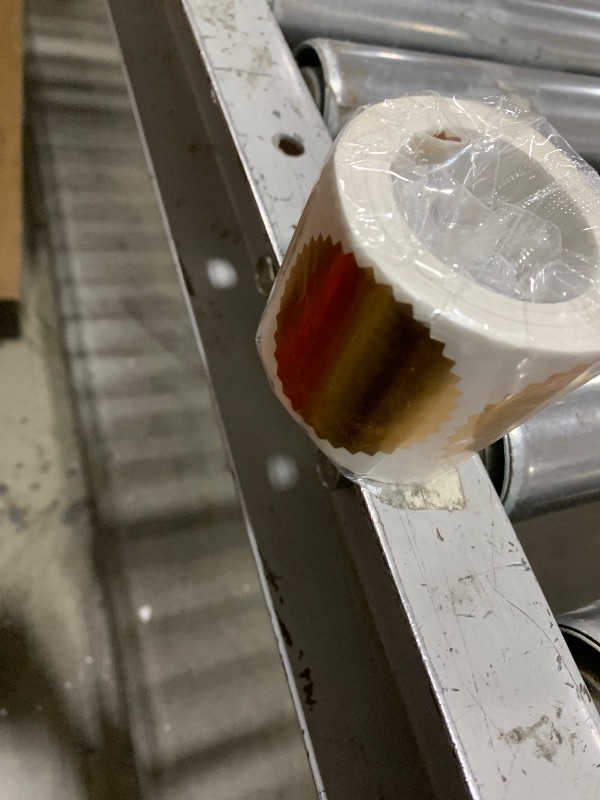 Photo 1 of 2 Inch Round, Gold Metallic Seals with Serrated Edge for Package, Envelope, Certificate, Wafer, from NextDayLabels, 250 Stickers Per Roll