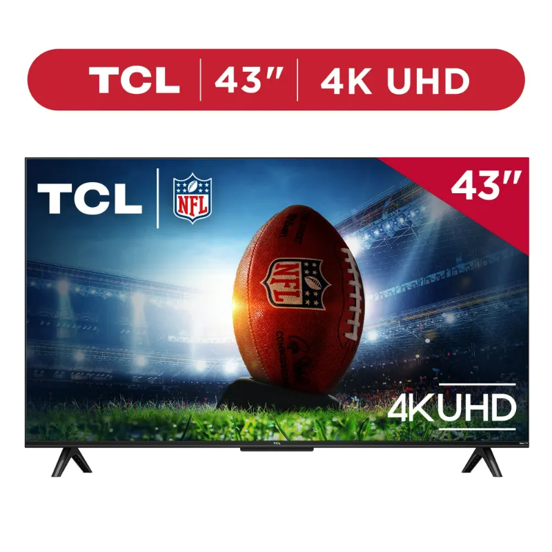 Photo 1 of TCL 43” Class S4 (43S451) 4K UHD HDR Smart TV with Roku TV
