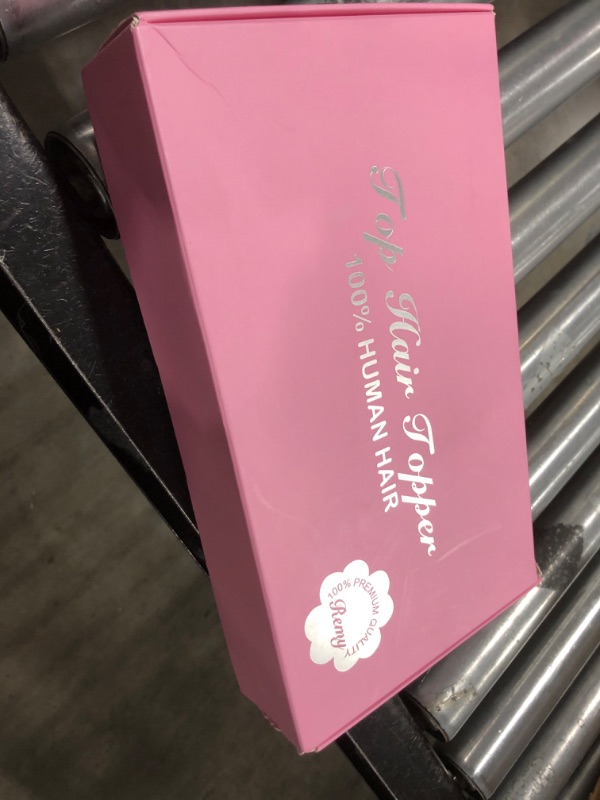 Photo 1 of lagomance Hair Toppers for Women Real Human Hair Topper for Women with Thinning Hair 14inch Hair Topper Natural Black Hair Topper Hair Pieces for Women Remy Hair Toppers Wiglets for Thinning Hair#1B