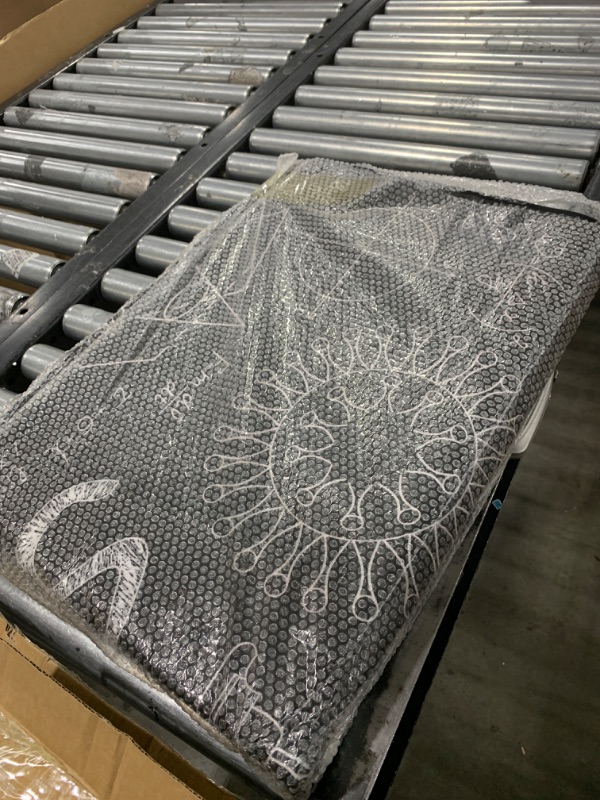 Photo 1 of Scientific Word Science Chemical Equipment Math Area Rugs for Playroom Classroom Bedroom Entryway Runner Rug Educational Learning Rugs Carpet for Boy's and Girl's Room Easy to Clean 4' x 6'