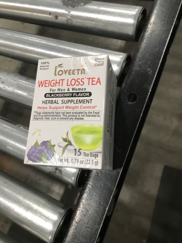 Photo 2 of Loveeta Wellness Weight Loss Tea Blackberry - 15 Tea Bags (Gmo Free, Gluten Free, Dairy Free, Sugar Free & 100% Natural)