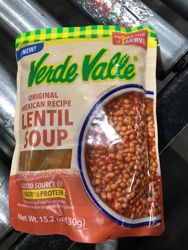 Photo 2 of Verde Valle Lentil Soup Mexican Recipe 15.2 oz (Pack of 1)