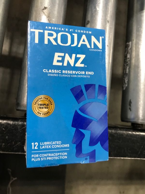 Photo 2 of Trojan ENZ Premium Lubricant Latex Condoms - 12 ct, Pack of 1