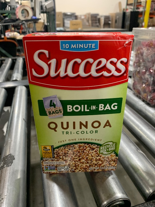 Photo 3 of Success Boil-In-Bag Quinoa, Quick Tri-Color Quinoa, 12-Ounce Box