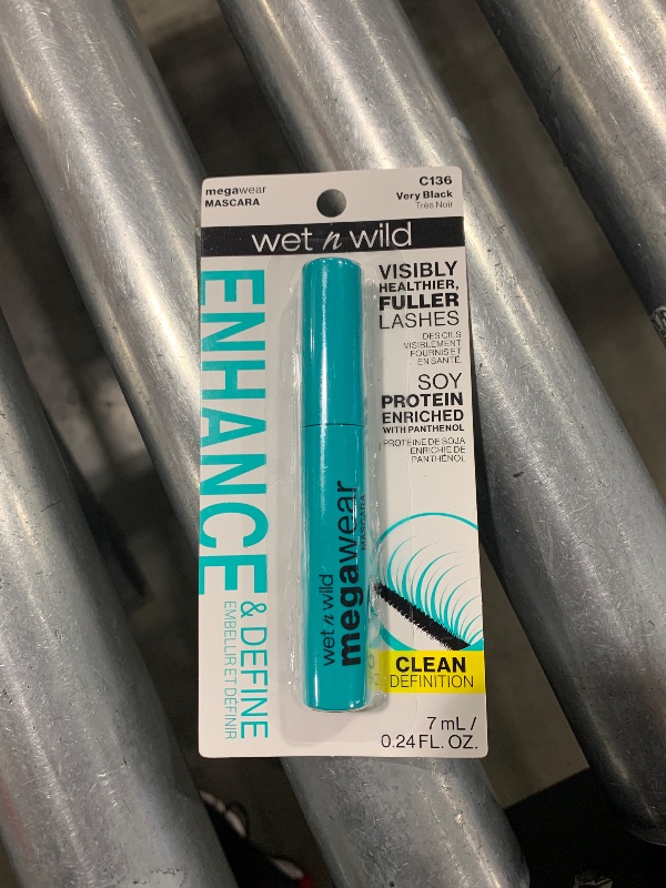 Photo 2 of 2 Pack - Wet N Wild MegaWear C136 VERY BLACK Mascara