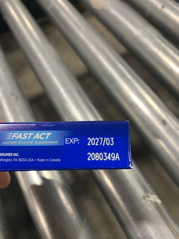 Photo 2 of Lactaid Fast Act Lactose Intolerance Relief Caplets with Lactase Enzyme, 12 Travel Packs of 1-ct.