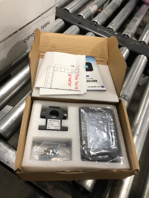 Photo 1 of ECO-WORTHY Battery Monitor with Hall Sensor Touchable Display, 9-80V 300A Battery Monitor with Alarm, for Li-ion/LiFePO4/AGM/Gel Battery in Golf Cart/RV/Solar System