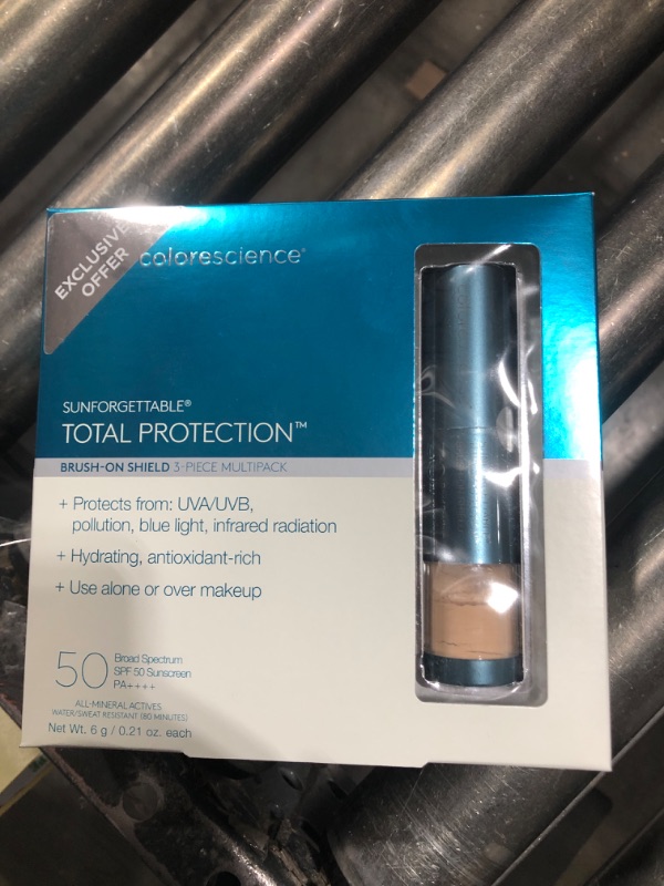 Photo 2 of Colorescience Sunforgettable Total Protection Brush-On Shield SPF 50 Multipack Medium