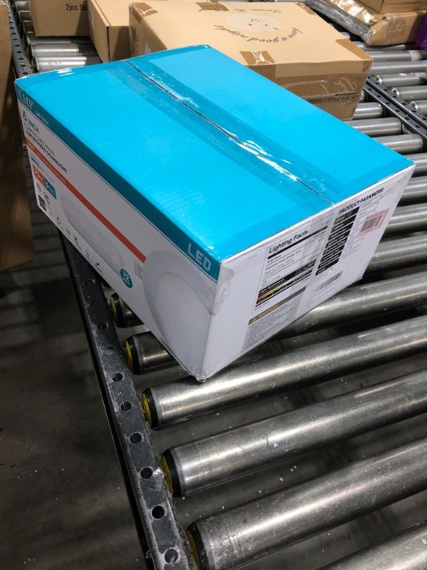 Photo 1 of LMP 12 Pack 6 Inch 5CCT Ultra-Thin LED Recessed Ceiling Light with Junction Box, Selectable 2700K/3000K/3500K/4000K/5000K, 12W, 1000LM Brightness, CRI90+, Dimmable Canless Lights Downlight