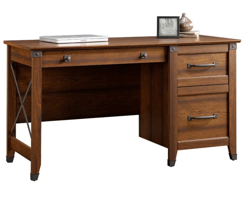 Photo 1 of Carson Forge Desk, Washington Cherry Finish