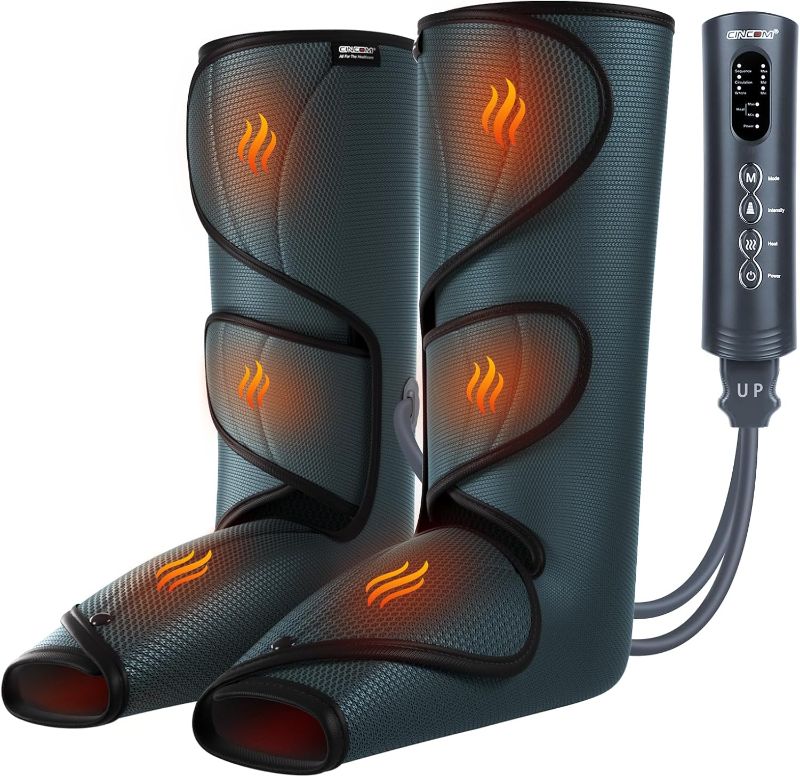 Photo 1 of CINCOM Leg Massager with Heat and Compression, Leg Massager