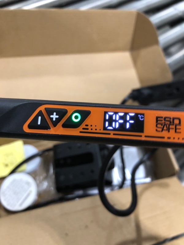 Photo 1 of Soldering Iron, 160W Soldering Tool, LED Display Temperature Control Accurate 392°F-932°F, with ON/OFF Switch, 3 Iron Tips, Stand,Flux, Automatic Sleep Mode