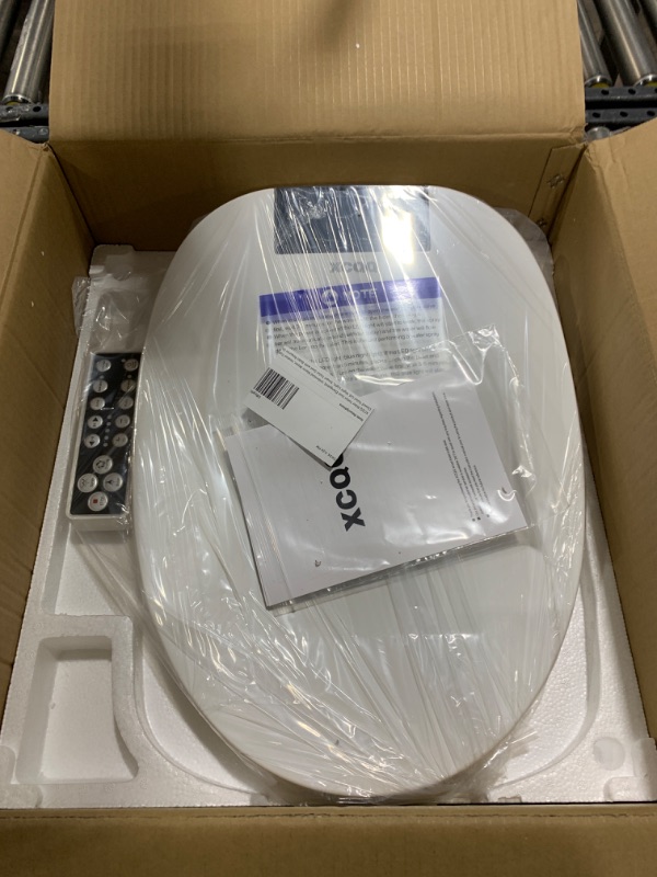 Photo 4 of XCQQ Bidet Toilet Seat Elongated, Unlimited Warm Water, Heated Toilet Seat