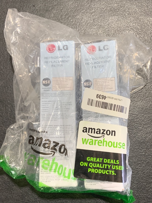 Photo 2 of LG LT700P- 6 Month / 200 Gallon Capacity Replacement Refrigerator Water Filter (NSF42 and NSF53) ADQ36006101, ADQ36006113, ADQ75795103, or AGF80300702 , White , Single