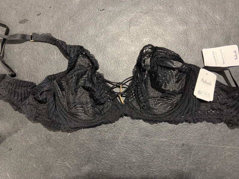 Photo 1 of Aubade Paris Black Bra Size 34 US/UK