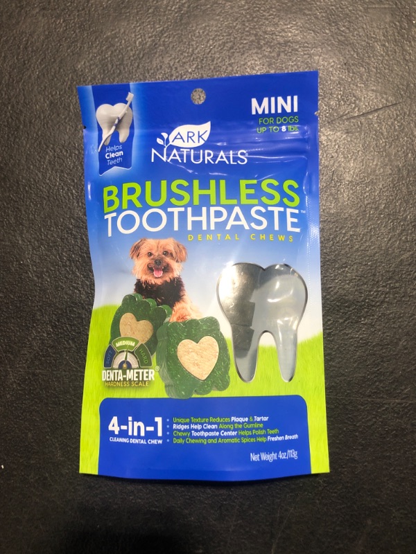 Photo 2 of Ark Naturals Brushless Toothpaste Dental Chew - Mini