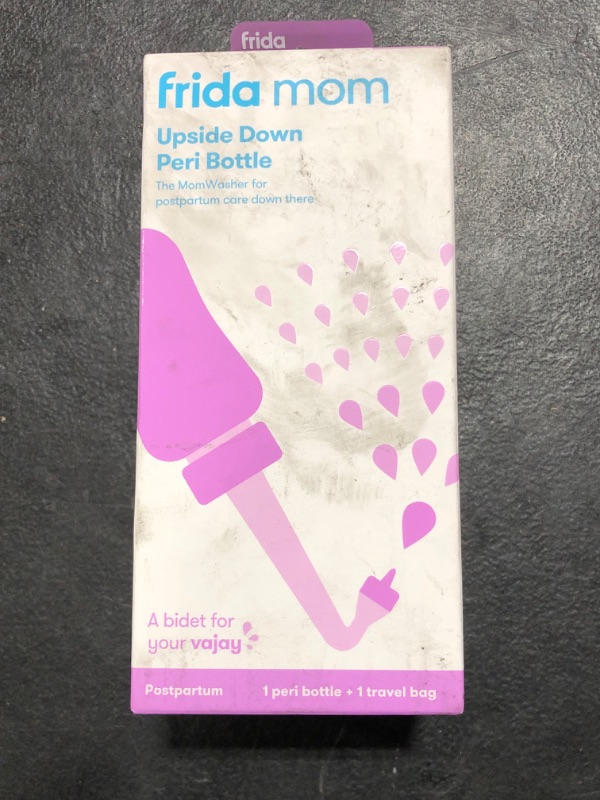 Photo 2 of Frida Mom Upside Down Peri Bottle for Postpartum Care, Portable Bidet Perineal Cleansing and Recovery for New Mom, The Original Fridababy MomWasher