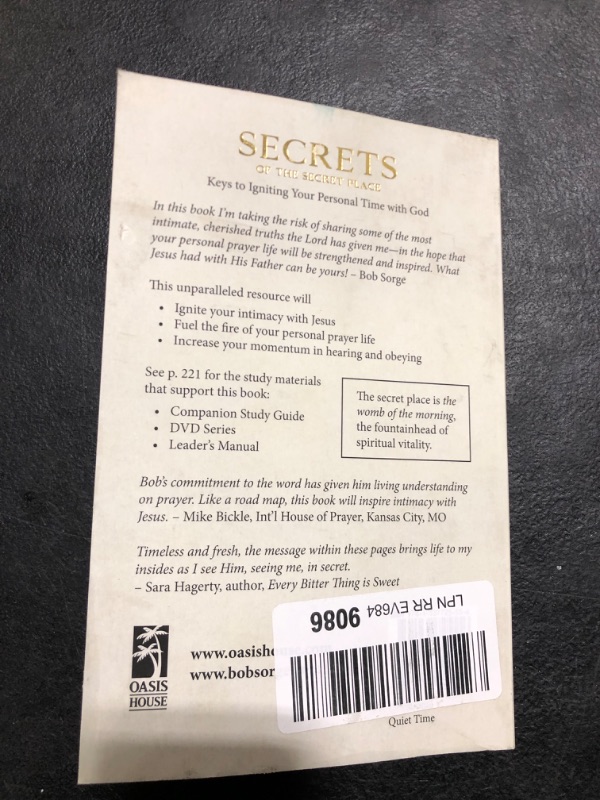 Photo 3 of Secrets of the Secret Place by Bob Sorge Legacy Edition 