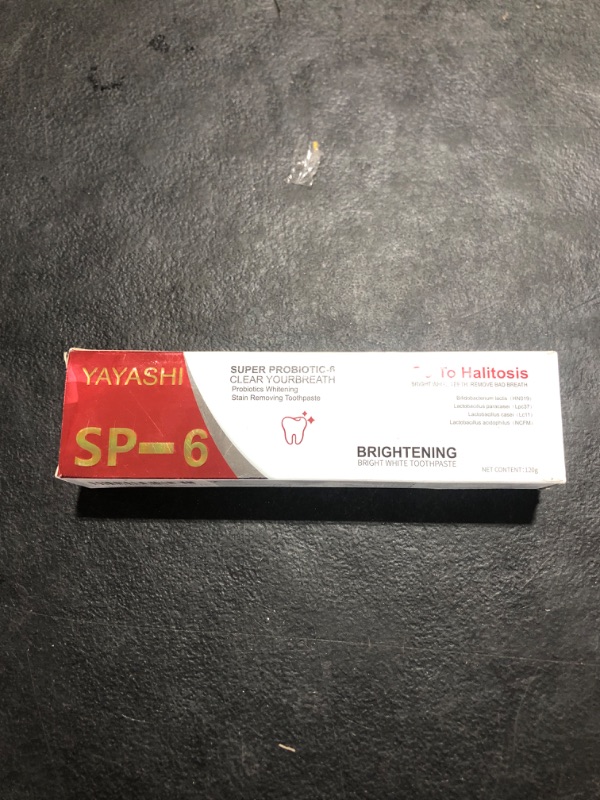 Photo 1 of Super ProbioticSp-6 Toothpaste, Sp-6 Ultra Whitening Toothpaste, SP 6 Toothpaste,Fresh Breath, Sp-6 Toothpaste 4.9 oz
