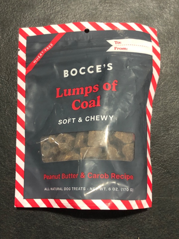 Photo 2 of Bocce's Bakery Lumps of Coal Dog Treats - 6oz Bag