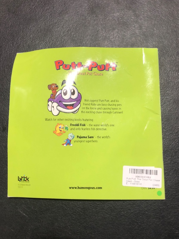 Photo 3 of Putt-Putt The Great Pet Chase 