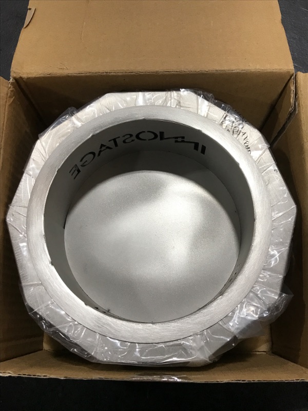 Photo 1 of INNO STAGE Tabletop Firepit - Portable Fire Pit Low Smoke for Wood or Pellets, Small Firepit with Travel Bag Removable Ash Tray and Fireproof Mat for Camping or Beach Bonfire 8"X6.4" Stainless Steel