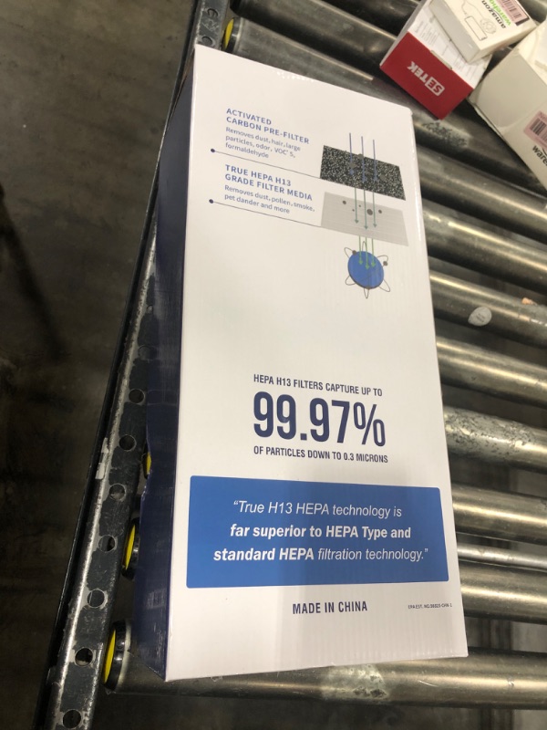 Photo 2 of [ELOWOKE] 4-Pack 4825 HEPA Filter B Compatible with Germ-Guardian Air Purifier Filter Replacement for Model FLT4825 AC4825 AC4300 and more, 4X H13 HEPA Filters and 10X Carbon Pre-Filter