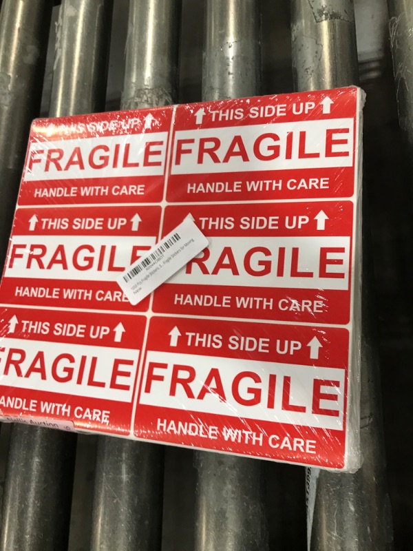 Photo 2 of 1050 Pcs Fragile Stickers, 3x5 Inch Fragile Stickers for Shipping, Strong Adhesive Fragile Labels, Handle with Care Stickers for Shipping, Fragile Stickers for Moving