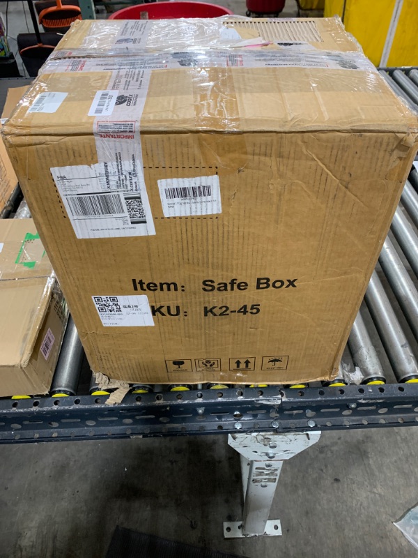 Photo 1 of Marcree 2.0 Cub Safe Box, Personal Safe with Hidden Compartment, Home Safes with Electronic Keypad, Safe with Adjustable Shelf, Dual Alarm System, Digital Safe for Home Hotel Office Closet