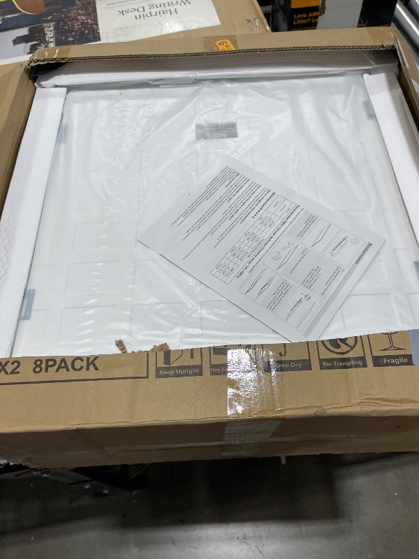 Photo 1 of AIKVSXER 2x2 Led Flat Panel Light 8 Pack - 40W Color Switchable 3000K/4000K/5000K, 4400LM Triac Dimmable 2x2 Led Light Drop Ceiling, AC 120V Back-Lit Recessed Drop Ceiling Lights for Office, Home