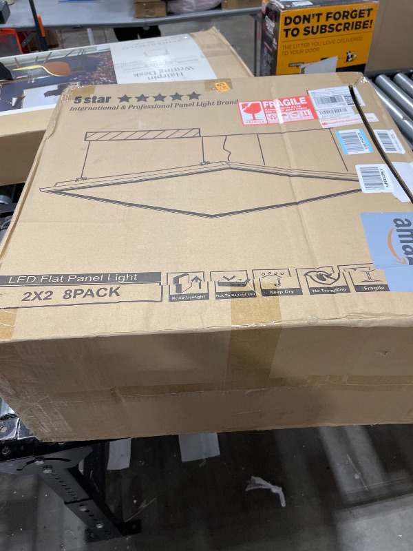 Photo 1 of AIKVSXER 2x2 Led Flat Panel Light 8 Pack - 40W Color Switchable 3000K/4000K/5000K, 4400LM Triac Dimmable 2x2 Led Light Drop Ceiling, AC 120V Back-Lit Recessed Drop Ceiling Lights for Office, Home