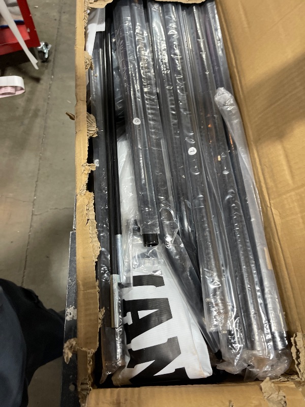 Photo 1 of VANCL Badminton Pickleball Net with Wheels Movable, Deluxe Heavy Duty Pickleball Net System 22 Feet Pickleball Net for Driveway, Adjustable Strong Nylon Net Pickleball Net Portable Outdoor